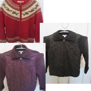 3 for 1 Croft & Barrow sweaters